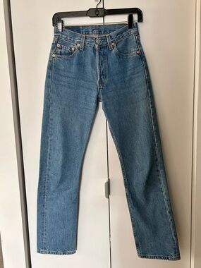Levi's Vintage Straight-Leg Classic Blue Denim Jeans